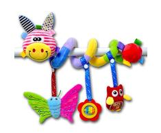 YeahiBaby Bebé Infantil Cuna Juguete Colgando Sonajeros Espiral Cochecito Juguete Educativo Juguetes de Peluche (Ciervo)