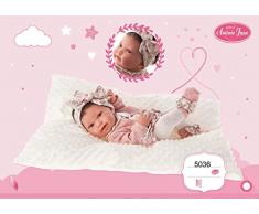 Antonio Juan- Muñeca Baby Born Pipa 42 cm, Multicolor (5036)