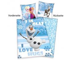 Herding 4479093050412 Frozen Disney Brave Ropa de Cama, Funda de Almohada, 80 x 80 cm y Funda de edredón, 135 x 200 cm, diseño de