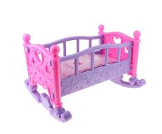 Cuna Mecedora Multicolor para Cuna para Muebles De Dormitorio De La Casa De Muñecas Mellchan