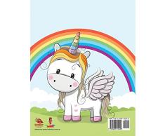 Arcoiris Y Unicornios: Libro De Colorear De Niños