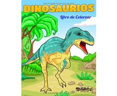 Libro de colorear dinosaurios: Libro de colorear para adultos y adolescentes: 25 páginas exclusivas de dinosaurios para colorear