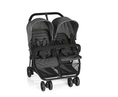 Brevi 760-650 Indue Cochecito Gemelar gris melange oscuro