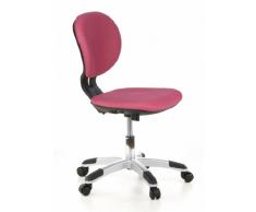 hjh OFFICE 670200 BILLY KID Silla para niños y silla giratoria, tejido en malla rosa
