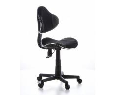 hjh OFFICE 634120 silla escritorio para niños KIDDY GTI-2 tejido negro / gris ergonómico silla juvenil