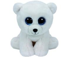 Ty - Classics Arctic, Oso Polar de Peluche, 15 cm, Color Blanco (42108TY)