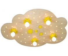 Lámpara de techo 5-focosnube de estrellas