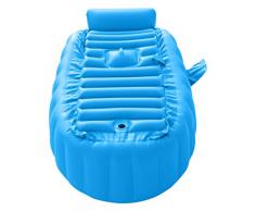 Pueri Bañera Hinchable Portátil para Bebés Niños Lavabo Infantil Piscinas Flatables Cuna para Bebés Viene con Bomba Infladora