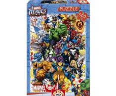 Educa- Serie puzzle 500 piezas, Los héroes de Marvel, Multicolor, Talla Única (15560)