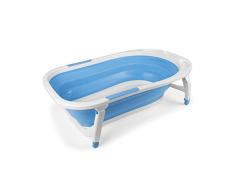Bañera Bebé Plegable Azul
