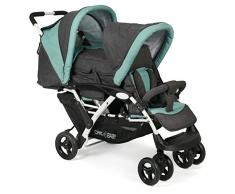 CHIC 4 Baby 274 65 Carrito Duo con bolsa, melange Antracita de Mint, Gris, Gris