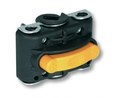 Messingschlager Multi Fix - Tija o soporte para ajustar la silla infantil, color negro / amarillo