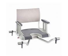 Silla de bañera giratoria con respaldo y reposabrazos