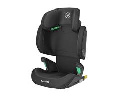 Maxi-Cosi Morion Silla auto Grupo 2/3 isofix I-Size, 15 - 36 kg, crece con el niño en altura desde 100 hasta 150 cm (3.5 - 12 años), color negro