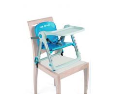 Be Cool 858 210 Dip - Trona Plegable de Viaje, Color Azul, Bandeja Extraíble, Aluminio, Compacta