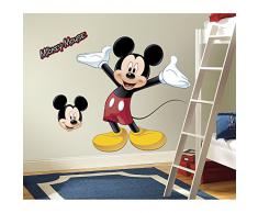 RoomMates RMK1508GM - Pegatinas de pared, diseño Mickey Mouse gigante