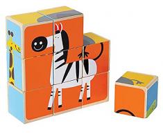 Hape - Puzzle con bloques zoo (0HPE0421)