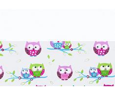 Vizaro - EDREDÓN MINICUNA + Almohada CUNA de COLECHO - 100% ALGODÓN PURO - 70x80cm - ALTA CALIDAD, hecho en UE, certificado OekoTex sin sustancias nocivas - C. Búhos