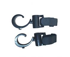 2pcs / Set Baby Hanger Bag Cochecito Ganchos Cochecito Girar 360 ° Carrito Gancho Accesorios Balight