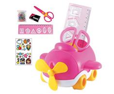 Set de escritorio infantil Dohe - Avión Rosa