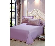 algodón jacquard 4 pieza hueca habitación de la boda juego de cama completo , king