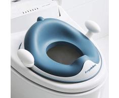 Angelbliss reductor wc niños Serie avanzada, Tapa WC con reposabrazos, respaldo, tapizado, diseño antideslizante, Ayuda para aprender a ir al baño