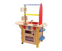 small foot design 1155 Deluxe - Cocinita de Madera Todo en uno