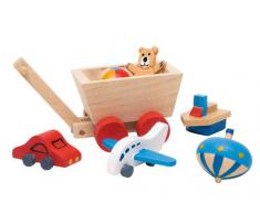 Goki 51938 - Accesorios para cuarto infantil de casa de muñecas (madera, 7 unidades)