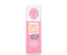 Desodorante natural Roll On por Salt of the Earth, lavanda y vainilla, vegano, protección de larga duración, aprobado por conejito saltador, fabricado en el Reino Unido – 75 ml
