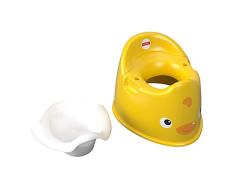 Fisher-Price Orinal patito, juguete de aprendizaje y desarrollo para niños (Mattel GCJ81)