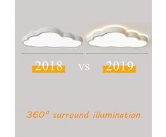 A&ZMYOU Plafón Infantil LED Luz de Techo de Nubes de LED, luz de Techo de vivero, Techo Radiante de 360 °, lámpara de la habitación de los niños niña de Dibujos Animados lámpara de Techo de la Nube