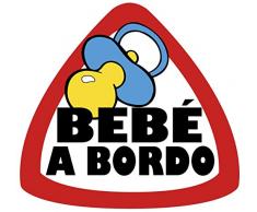Pegatina Bebé a Bordo 70x75 mm.