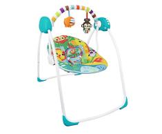 Sotech Columpio Eléctrico para Bebés, Columpio de bebé con vibración, Cuna Mecedora Automatica, Hamaca Bebe, Mecedora Bebe, 80 x 76 x 54 cm