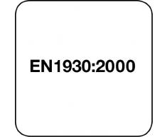 BabyDan - Puerta de seguridad extensible extra alta, color blanco