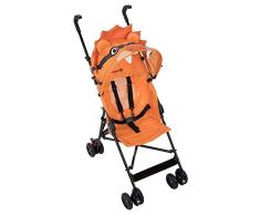 Safety 1st Crazy Peps Silla Paseo ligera, capota con diseño divertito, Plegable y compacta, Pesa 4,6 kg, león