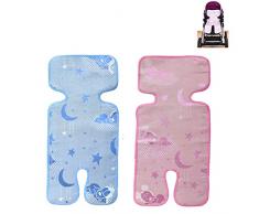 Zoylink 2 Piezas Bebé Seat Liner Portable Summer Stroller Mat Niño Cochecito Accesorio