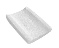 Pirulos Funda Cambiador Bañera Bebé/Funda cubrebañera Ajustable 100% Algodón 50x80cm, Color Blanco