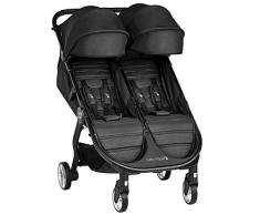 Baby Jogger City Tour 2 Doble Jet - Cochecito gemelar desde nacimiento. Color negro