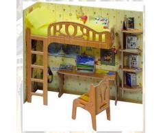 PUZZLE 3D PARA CASAS DE MUÑECAS "ESCRITORIO ESCOLAR MINIATURA". CLEVER PAPEL REF 14263