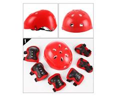 Skate cochecito de bebé equilibrio coche protector 7 piezas conjunto casco de plástico engrosado protector de mariposa