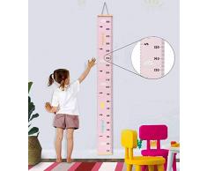 Repuhand Niños Tabla de Crecimiento Niños Medidor de Altura Growth Chart Altura Gráfico Mural de la Pared Para Colgar Reglas Para el Dormitorio de los Niños Guardería Infantil