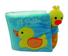 Libro con sonajero: El patito