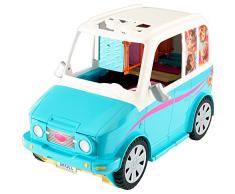 Barbie Barbie-DLY33 Coche Parque de Perritos, Color Azul/Rosa (Mattel DLY33)