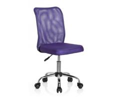 hjh OFFICE 685970 KIDDY NET Silla para niños giratoria, tejido en malla lila