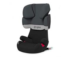 Cybex - Silla de coche grupo 2/3 Solution X-Fix, para coches con ISOFIX, 15-36kg, desde los 3 hasta los 12 años aprox., Gris (Gray Rabbit)