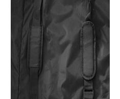 Asiento de coche bolsa de viaje para avión | proteger su bebé del asiento de coche de la suciedad, manchas y grasa | fácil de transportar mochila con cómodo acolchado correas de hombro | rojo y negro bolsa de viaje por Loar creaciones negro negro