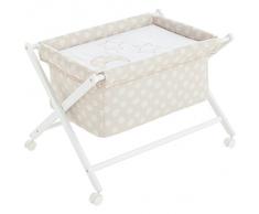 10100807 Minicuna plegable tijera blanco ESFERA Azul