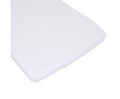 Bolín Bolón 1623801019200 - Sábana Bajera de rizo/plástico para mini cuna, para colchón de 77 X 49 cm, color blanco