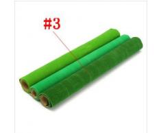 EsportsMJJ 50X50Cm Artificial Grass Mat Verde Dollhouse Tren Diseño Alfombra Musgo - #3