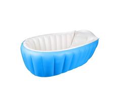 Bañera hinchable para bebé, OIF, portátil, para niños, bebés, grueso, suave, cojín de aire para piscina, asiento central